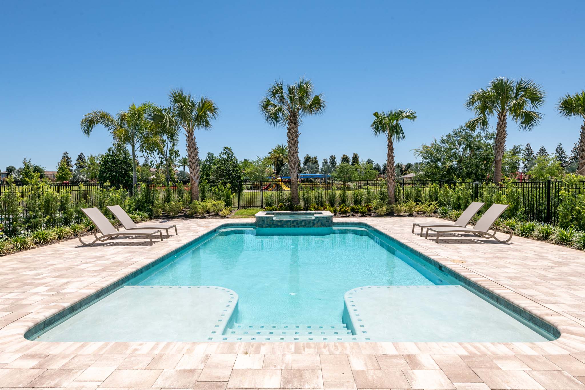 Private pool at a