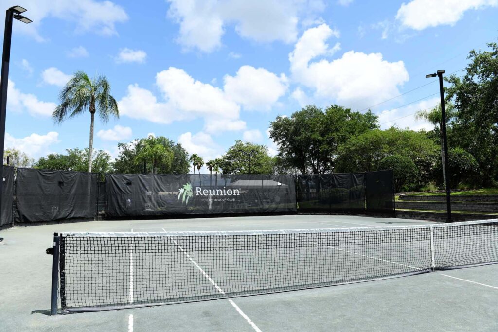 Tennis court at Reunion Resort